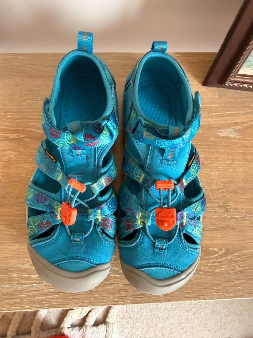 Big Boy Keen Seacamp II in Smokey Bear Fjord Blue Sandal Water Shoes 5